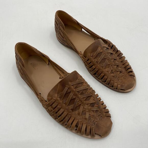 Nisolo Huarache Slip On Men’s 13 Tobacco Leather Sandal Shoes main image 10